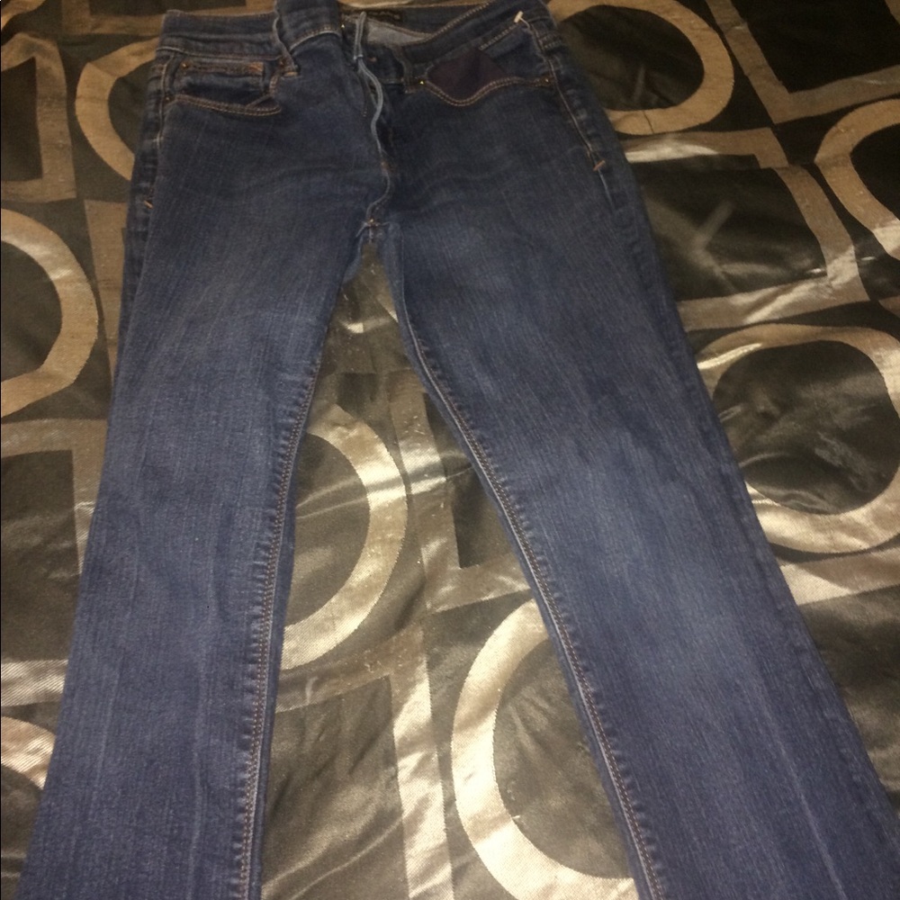 Skinny mid Rise dark wash